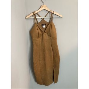 Suede Camel Dress 🌻 | FashionNova